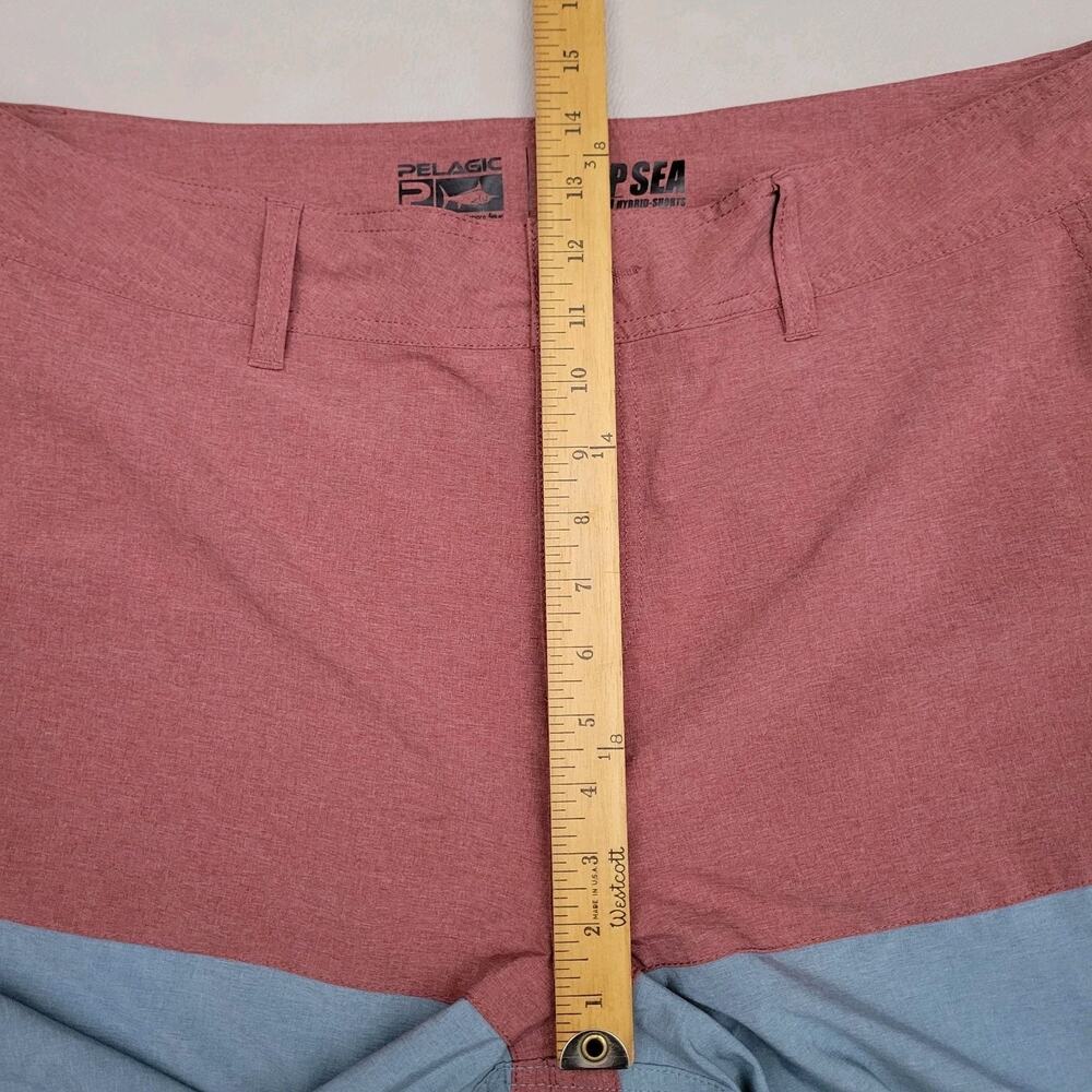 Pelagic Board Shorts Mens Hybrid Deep Sea Performance 38 Swim Trunks - Picture 12 of 12